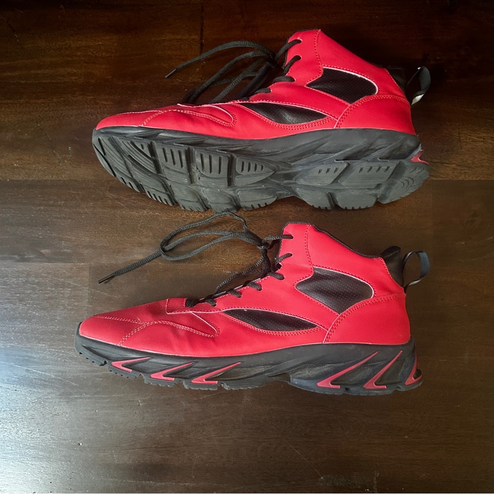 Red High Top Sneakers